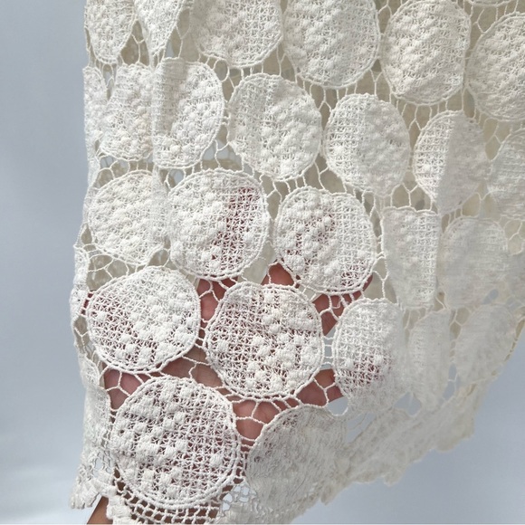 FARM Rio Cream Lace Top small - Picture 5 of 11